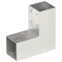 L post connectors 4 pcs galvanized metal 71x71 mm by vidaXL, fence posts - Ref: Foro24-145454, Price: 48,15 €, Discount: %