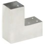 L-Pfostenverbinder, 4 Stück, verzinktes Metall, 71 x 71 mm von vidaXL, Zaunpfosten - Ref: Foro24-145454, Preis: 47,09 €, Raba...