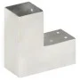 L post connectors 4 pcs galvanized metal 71x71 mm by vidaXL, fence posts - Ref: Foro24-145454, Price: 48,15 €, Discount: %