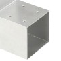 L-Pfostenverbinder, 4 Stück, verzinktes Metall, 71 x 71 mm von vidaXL, Zaunpfosten - Ref: Foro24-145454, Preis: 47,09 €, Raba...