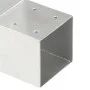 L post connectors 4 pcs galvanized metal 71x71 mm by vidaXL, fence posts - Ref: Foro24-145454, Price: 48,15 €, Discount: %