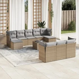 11-piece garden sofa set with beige synthetic rattan cushions by , Garden sets - Ref: Foro24-3218339, Price: 626,55 €, Discou...