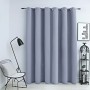 Cortina opaca con anillas de metal gris 290x245 cm de vidaXL, Cortinas y visillos - Ref: Foro24-134429, Precio: 35,85 €, Desc...