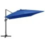 Ampelschirm mit LED-Beleuchtung und blauem Aluminiummast 400x300 cm von vidaXL, Sonnenschirme - Ref: Foro24-47009, Preis: 314...