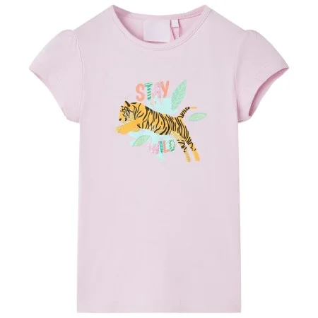 Camiseta infantil color lila 104 de , Camisetas para niños - Ref: Foro24-11155, Precio: 7,99 €, Descuento: %