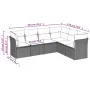 Garden sofa set with 6-piece synthetic rattan beige cushions by , Garden sets - Ref: Foro24-3249518, Price: 381,37 €, Discoun...
