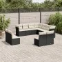 Set mit 11 Stück Gartensofas und Kissen synthetisches Rattan schwarz von , Gartensets - Ref: Foro24-3249655, Preis: 611,05 €,...