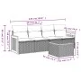 Garden sofa set with 5-piece synthetic rattan beige cushions by , Garden sets - Ref: Foro24-3227458, Price: 324,98 €, Discoun...