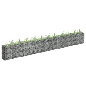 Gabionenbett aus verzinktem Stahl, 450 x 30 x 60 cm von vidaXL, Töpfe und Pflanzgefäße - Ref: Foro24-145646, Preis: 120,42 €,...