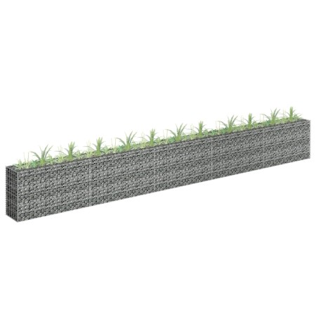 Gabionenbett aus verzinktem Stahl, 450 x 30 x 60 cm von vidaXL, Töpfe und Pflanzgefäße - Ref: Foro24-145646, Preis: 120,42 €,...