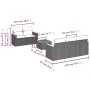 Set Gartensofas mit Kissen 6 Stück synthetisches Rattan beige von , Gartensets - Ref: Foro24-3227466, Preis: 422,87 €, Rabatt: %