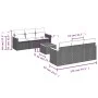 Set of 7-piece garden sofas and beige synthetic rattan cushions by , Garden sets - Ref: Foro24-3227472, Price: 488,51 €, Disc...