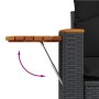 Set Gartensofas 10 Stück Kissen synthetisches Rattan schwarz von , Gartensets - Ref: Foro24-3227161, Preis: 658,70 €, Rabatt: %