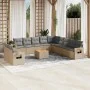 12-piece garden sofa set and brown synthetic rattan cushions by , Modular outdoor sofas - Ref: Foro24-3224645, Price: 785,99 ...