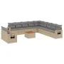 12-piece garden sofa set and brown synthetic rattan cushions by , Modular outdoor sofas - Ref: Foro24-3224645, Price: 785,99 ...