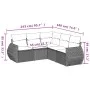 Garden sofa set with cushions 5 pieces beige synthetic rattan by , Garden sets - Ref: Foro24-3221348, Price: 357,51 €, Discou...