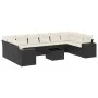 11-piece garden sofa set and black synthetic rattan cushions by , Garden sets - Ref: Foro24-3223075, Price: 673,52 €, Discoun...
