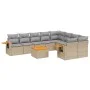 Garden sofa set with beige cushions 10 pieces synthetic rattan by , Garden sets - Ref: Foro24-3259553, Price: 643,07 €, Disco...