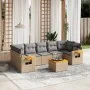 Garden sofa set with beige cushions 8 pcs PE rattan by , Garden sets - Ref: Foro24-3226654, Price: 526,23 €, Discount: %