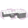 Garden sofa set 10 pieces with black synthetic rattan cushions by , Garden sets - Ref: Foro24-3218176, Price: 546,52 €, Disco...