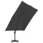 Ampelschirm mit schwarzem Aluminiummast 3x3 m von vidaXL, Sonnenschirme - Ref: Foro24-47000, Preis: 280,60 €, Rabatt: %