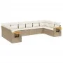 Garden sofa set with beige cushions 10 pieces synthetic rattan by , Garden sets - Ref: Foro24-3227164, Price: 701,75 €, Disco...