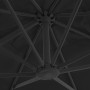 Sombrilla voladiza con poste de aluminio negro 3x3 m de vidaXL, Sombrillas - Ref: Foro24-47000, Precio: 286,84 €, Descuento: %