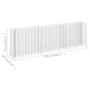 Gabionenbett aus verzinktem Stahl, 270 x 30 x 90 cm von vidaXL, Töpfe und Pflanzgefäße - Ref: Foro24-145639, Preis: 133,67 €,...