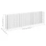 Galvanized steel gabion bed 270x30x90 cm by vidaXL, Pots and planters - Ref: Foro24-145639, Price: 127,72 €, Discount: %