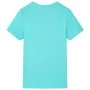 Camiseta infantil de manga corta color aguamarina 92 de , Camisetas para niños - Ref: Foro24-11619, Precio: 8,06 €, Descuento: %