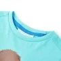 Kurzarm-T-Shirt für Kinder in Aquamarinfarbe 92 von , Kinder-T-Shirts - Ref: Foro24-11619, Preis: 8,06 €, Rabatt: %
