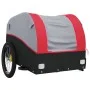 Black and red iron bicycle trailer 30 kg by , Bicycle trailers - Ref: Foro24-94118, Price: 74,89 €, Discount: %