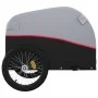 Black and red iron bicycle trailer 30 kg by , Bicycle trailers - Ref: Foro24-94118, Price: 74,89 €, Discount: %