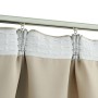 Verdunkelungsvorhänge mit Haken, 2 Einheiten, beige, 140 x 225 cm von vidaXL, Vorhänge und Gardinen - Ref: Foro24-134447, Pre...