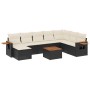 Set de sofás de jardín 8 piezas y cojines ratán sintético negro de , Conjuntos de jardín - Ref: Foro24-3227092, Precio: 494,1...