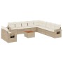 Set de sofás de jardín 12 pzas y cojines ratán sintético marrón de , Sofás modulares de exterior - Ref: Foro24-3224644, Preci...
