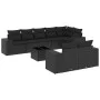 8-teiliges Gartensofa-Set und schwarze synthetische Rattankissen von , Gartensets - Ref: Foro24-3222824, Preis: 727,89 €, Rab...
