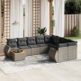 10-teilige Gartensofagarnitur mit grauen synthetischen Rattankissen von , Gartensets - Ref: Foro24-3225171, Preis: 600,85 €, ...