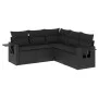Gartenmöbel-Set, 5-teilig, mit schwarzen Polstern aus synthetischem Rattan. von , Gartensets - Ref: Foro24-3252482, Preis: 37...