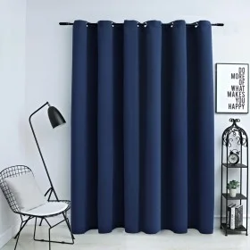 Verdunkelungsvorhang mit blauen Metallringen 290x245 cm von vidaXL, Vorhänge und Gardinen - Ref: Foro24-134453, Preis: 40,79 ...