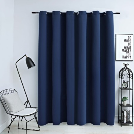Verdunkelungsvorhang mit blauen Metallringen 290x245 cm von vidaXL, Vorhänge und Gardinen - Ref: Foro24-134453, Preis: 41,71 ...