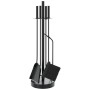 Set de herramientas para chimenea 5 piezas acero 18x66 cm