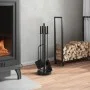 Set de herramientas para chimenea 5 piezas acero 18x66 cm de , Herramientas para chimeneas - Ref: Foro24-156376, Precio: 57,7...