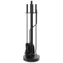 Fireplace tool set 5 pieces steel 18x66 cm by , fireplace tools - Ref: Foro24-156376, Price: 56,40 €, Discount: %