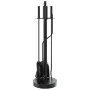 Set de herramientas para chimenea 5 piezas acero 18x66 cm de , Herramientas para chimeneas - Ref: Foro24-156376, Precio: 57,7...
