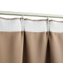 Verdunkelungsvorhänge mit Haken 2 Stück Taupe 140x245 cm von vidaXL, Vorhänge und Gardinen - Ref: Foro24-134440, Preis: 52,65...