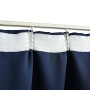 Verdunkelungsvorhänge mit Haken 2 Stück blau 140x225 cm von vidaXL, Vorhänge und Gardinen - Ref: Foro24-134455, Preis: 44,58 ...