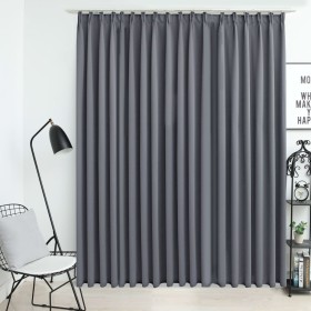 Blackout curtain with gray hooks 290x245 cm by vidaXL, Curtains and curtains - Ref: Foro24-134433, Price: 33,19 €, Discount: %