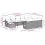 Gartensofagarnitur 11-teilig mit grauen Kissen aus synthetischem Rattan. von , Gartensets - Ref: Foro24-3220729, Preis: 650,0...