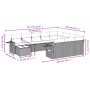 Set de sofás de jardín 11 pzas y cojines ratán sintético gris by , Garden sets - Ref: Foro24-3220729, Price: 648,51 €, Discou...